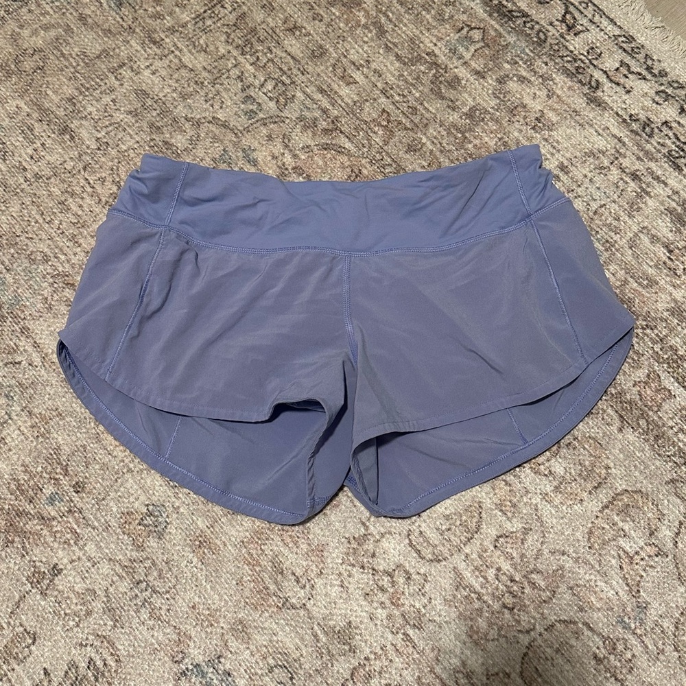 Periwinkle lululemon shorts